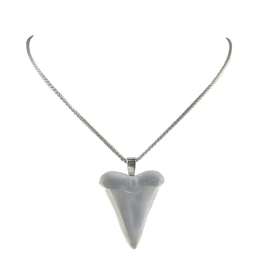 Mens Silver Sharks Tooth Necklace | LOVE2HAVE in the UK!