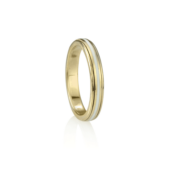 Meditation Rings Virtue Meditation Spinner Ring - Vermeil Yellow Gold Meditation Rings Virtue Meditation Spinner Ring - Vermeil Yellow Gold