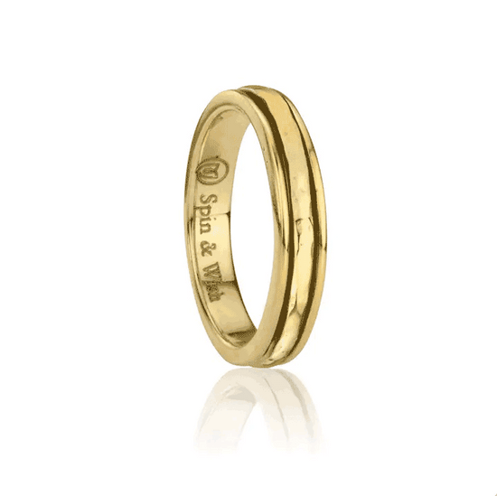 Meditation Rings Prana Meditation Spinner Ring - Vermeil Yellow Gold Meditation Rings Prana Meditation Spinner Ring - Vermeil Yellow Gold