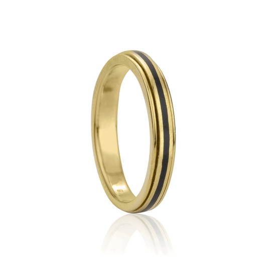 Meditation Rings Shanti Meditation Spinner Ring - Vermeil Yellow Gold Meditation Rings Shanti Meditation Spinner Ring - Vermeil Yellow Gold