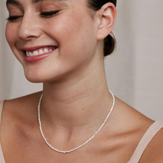 Gold Bug Long Pearl Necklace Inspired by Sullivan's Island — Grit and Grace  Studio