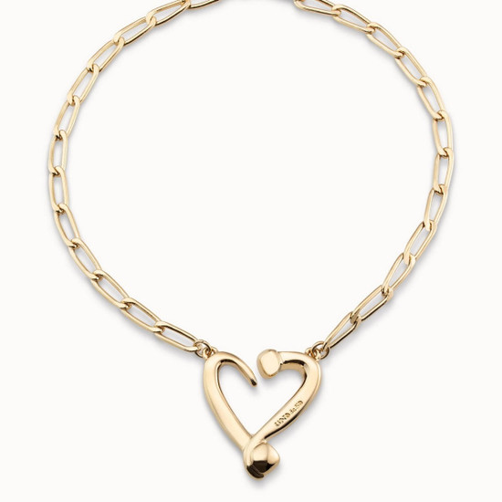 Uno de 50 One Love Necklace - Gold Uno de 50 One Love Necklace - Gold