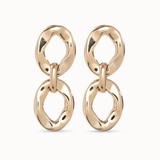 UNOde50 Groovy Earrings Gold