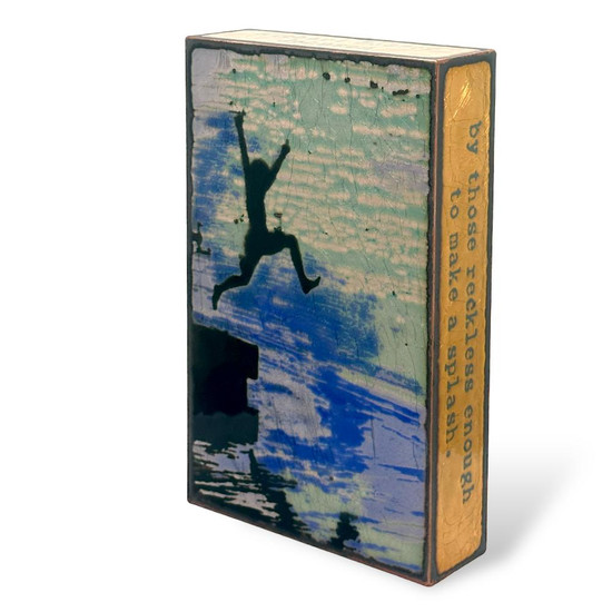 【日本未発売】ヴィンテージアート Houston Llew Spiritile Leap - Spiritile #280 by Houston Llew | Giving Tree Gallery