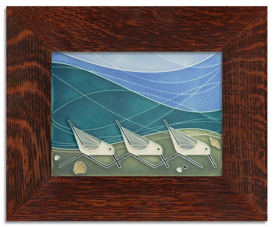 Beach Birds Pebbles by Motawi Tileworks | Giving Tree Gallery