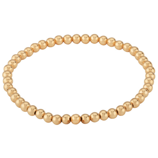 Carla Nancy B Small Bead Bracelet in Yellow Gold Carla Nancy B Small Bead Bracelet in Yellow Gold