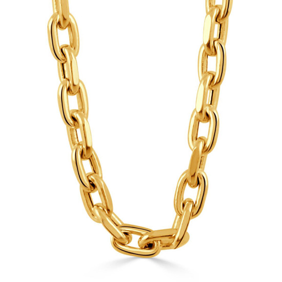 Doves by Doron Paloma 18KT - 18" Oval Fancy Chain Doves by Doron Paloma 18KT - 18" Oval Fancy Chain