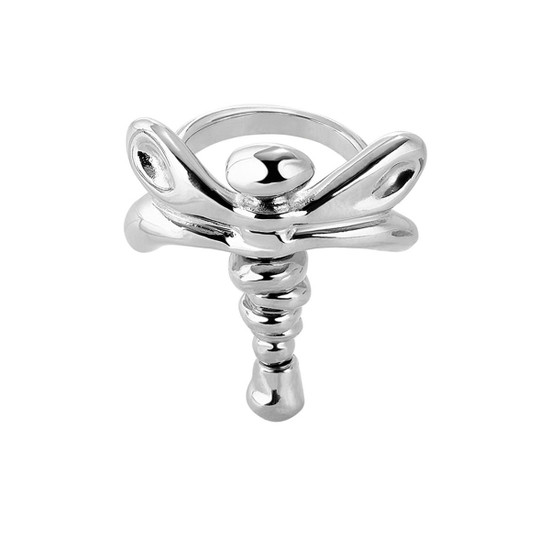 UNOde50 Ser Rebelde Silver Dragonfly Ring UNOde50 Ser Rebelde Silver Dragonfly Ring