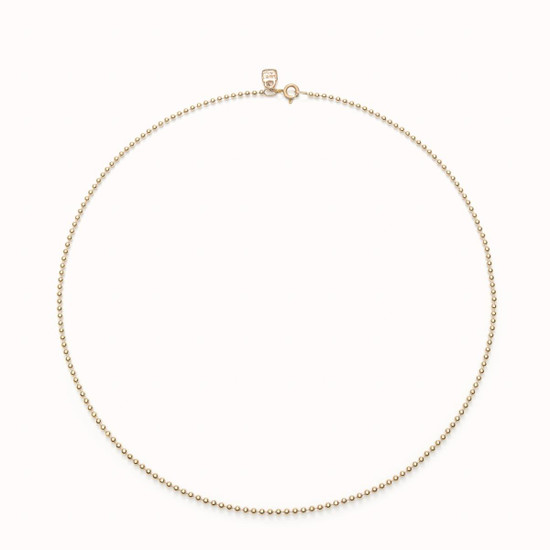 UNOde50 Hazte Uno Gold Short Chain with Beads UNOde50 Hazte Uno Gold Short Chain with Beads