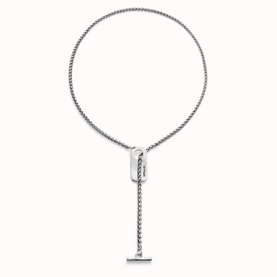 UNOde50 Ser Natural Adjustable Silver Chain with Central Figure UNOde50 Ser Natural Adjustable Silver Chain with Central Figure