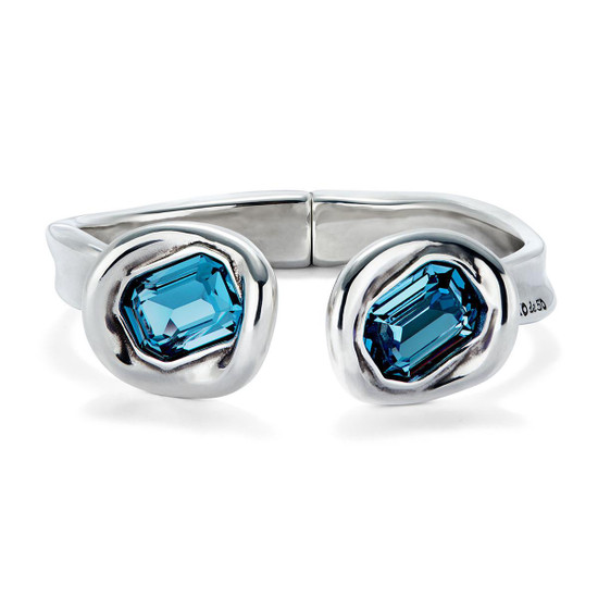 UNOde50 Ser Brave Bracelet with Crystals - Silver