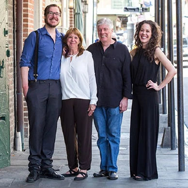 family outside royal street