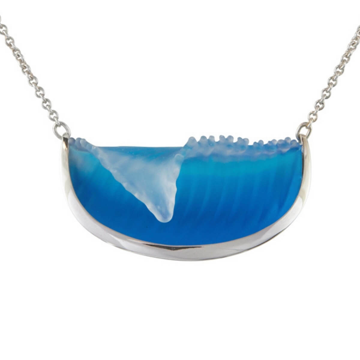 Ultimate Wave Glass Pendant Necklace | Sterling Silver | Matt Bezak