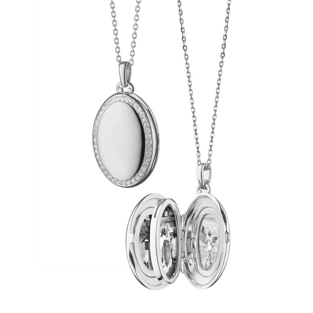 The Four Image Midi Sapphire Locket - Monica Rich Kosann | Giving