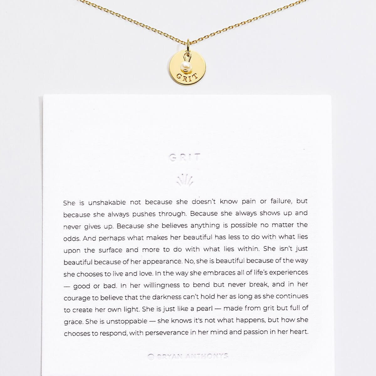 Grit Symbol Stacker Chain Gold by Bryan Anthonys | Giving Tree Gallery