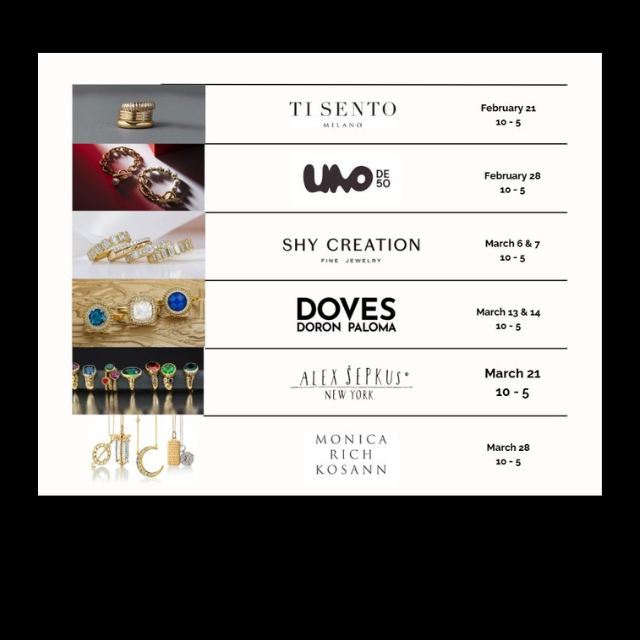 2026 Designer Event Lineup