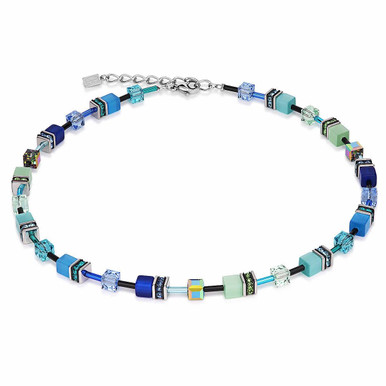 GeoCUBE® Iconic Statement Precious necklace multicolour – COEUR DE LION  (UK-WORLD)