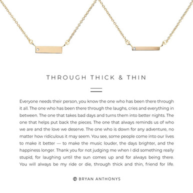My Mother, My Friend, Through Thick and Thin - Mobius Necklace – Mobius  Jewelry & Gifts