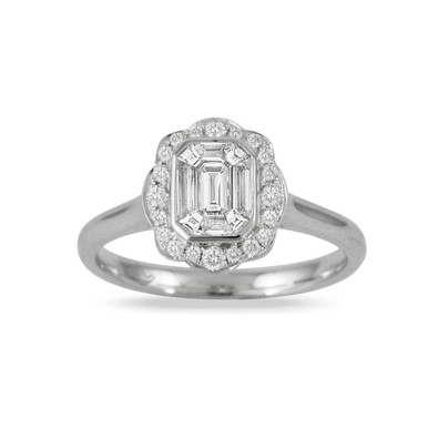 Invisible Set Diamond Ring by Doves by Doron Paloma | Giving Tree Gallery