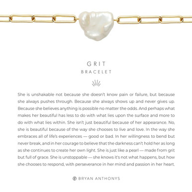 Grit Bracelet - Gold by Bryan Anthonys 