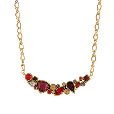 Fete Necklace Gold Ravishing Red Patricia Locke | Giving Tree