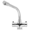 Caple, CRU-CH, CRUCIFORM, Dual Lever Kitchen Tap