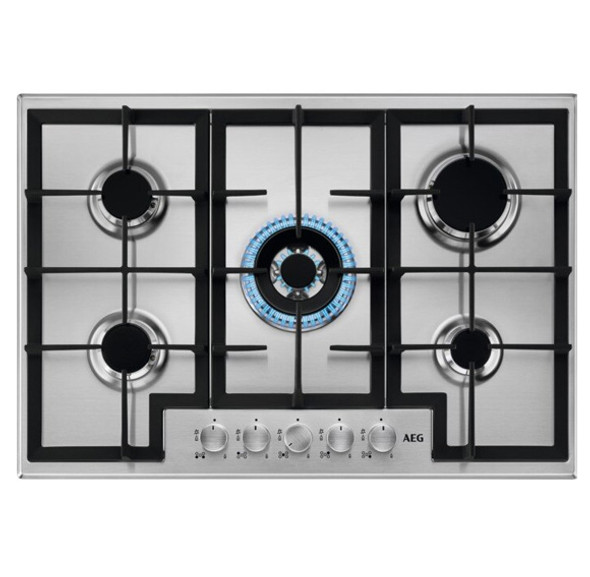 AEG, HGB75400SM, Gas Hob