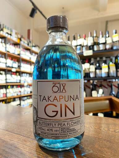Carbon Six Butterfly Pea Flower Gin 500ml 40 Cahns Wines & Spirits