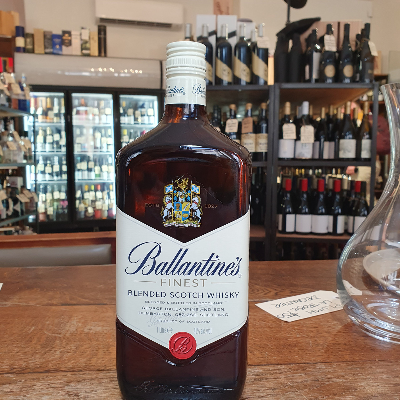 Ballantines Blended Scotch Whisky 1000 ml - Cahns Wines & Spirits
