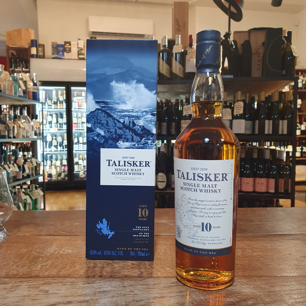 Talisker 10 Year Old Whisky 45.8% - 700ml - Cahns Wines & Spirits