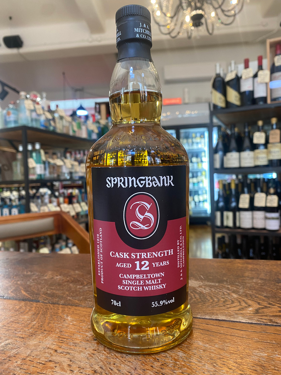 Springbank 12 Year Old Cask Strength Single Malt 55.9% - Cahns