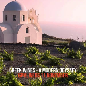 Greek Wine - A Modern Odyssey - Tasting with Carlene Wilson