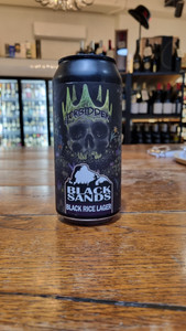 Black Sands Black Rice Lager 440mls Black Sands Black Rice Lager 440mls