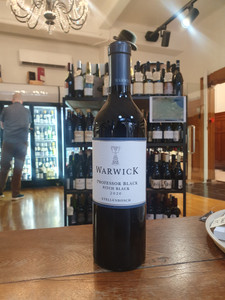 Warwick Estate 'Professor Black Pitch Black' 2020 Warwick Estate 'Professor Black Pitch Black' 2020