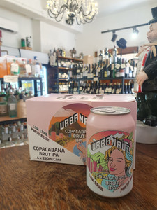 Urbanaut Brewing Co - Copacabana Brut IPA 'LOW CARB' 330ml 7.1% Urbanaut Brewing Co - Copacabana Brut IPA 'LOW CARB' 330ml 7.1%