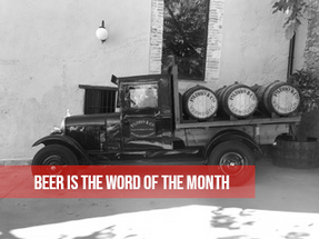 BEER IS THE WORD OF THE MONTH