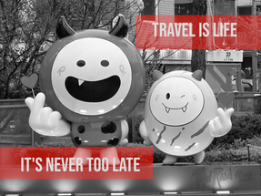 TRAVEL IS LIFE; IT'S NEVER TOO LATE        