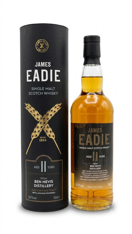 James Eadie - Ben Nevis 11yo Malaga  Cask Finish 58.1% 700ml