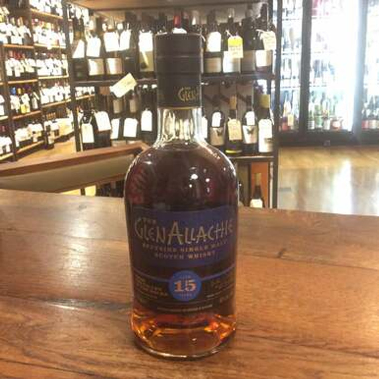GlenAllachie - 15 YO Single Malt Scotch Whisky 46%