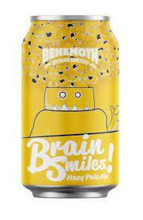 Brain Smiles - Behemoth Brewing - Hazy Pale Ale 330ml can 5.4%