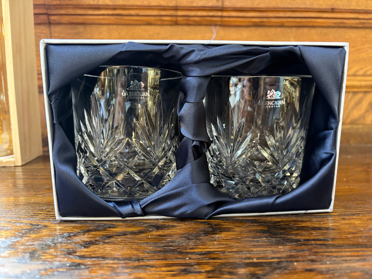 Glencairn Cut Crystal Whisky Tumbler - Twin Pack
