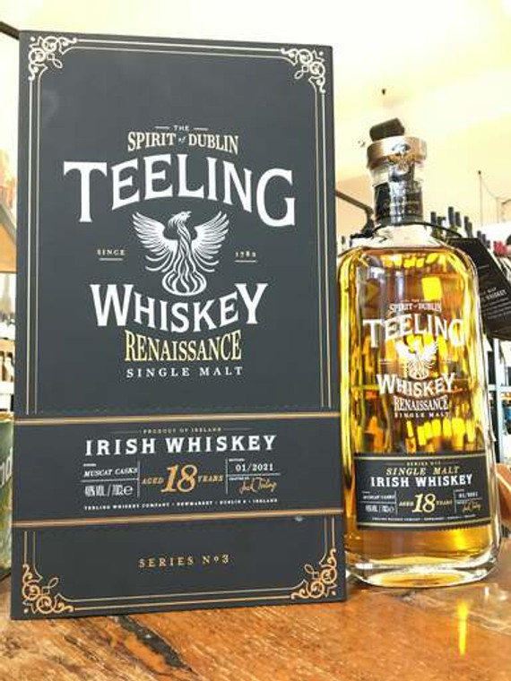 Teeling - 'Renaissance Series No.3'  18 Year Old Single Malt Irish Whiskey