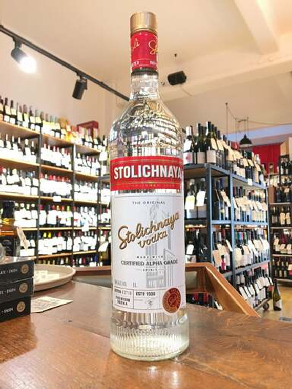 Stolichnaya Vodka 1 Litre