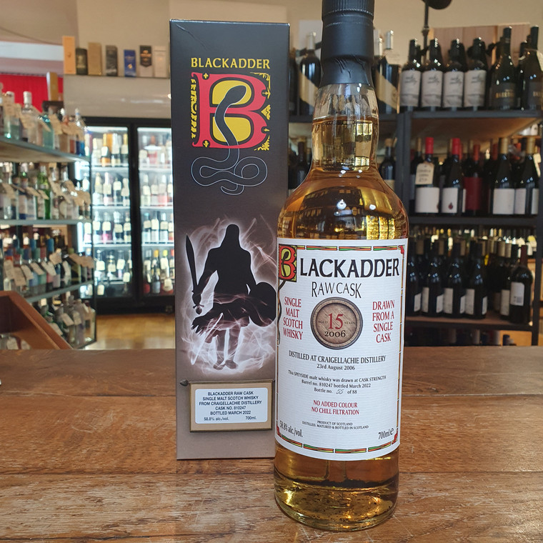 Blackadder Craigellachie 15 Y.O Single Malt Whisky 2006 - 58.8%