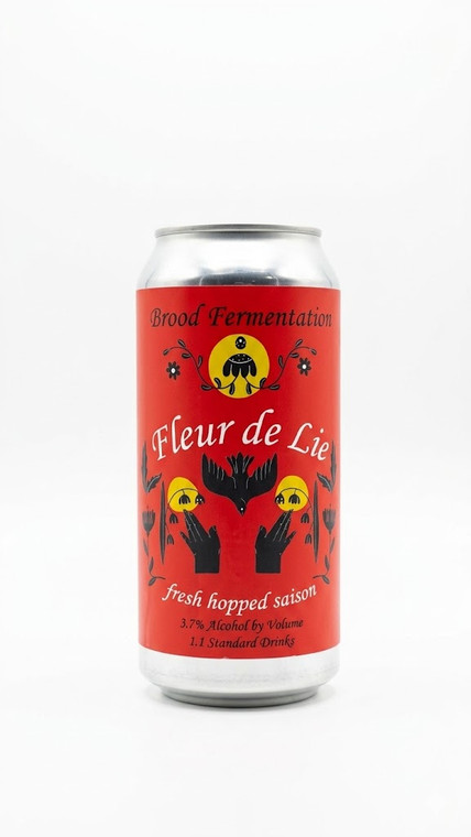 Brood Fermentation - 'Fleur de Lie' Fresh Hopped  Saison 3.7% 440ml