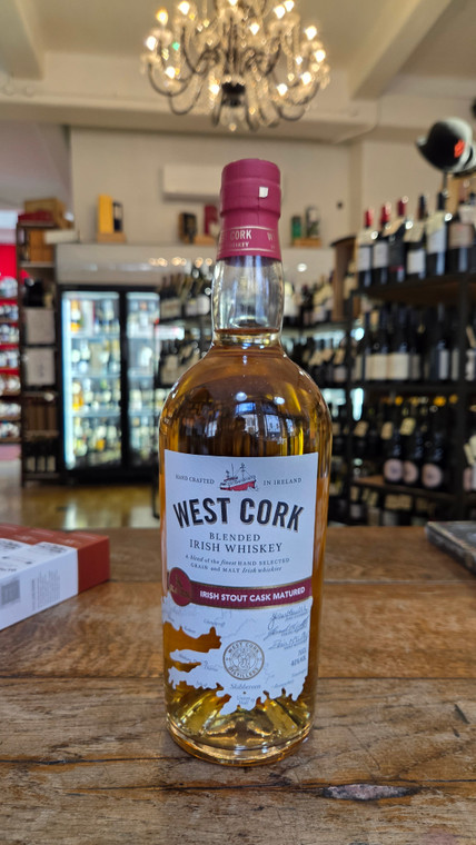 West Cork 'Stout Cask'  Blended Irish Whiskey 43%