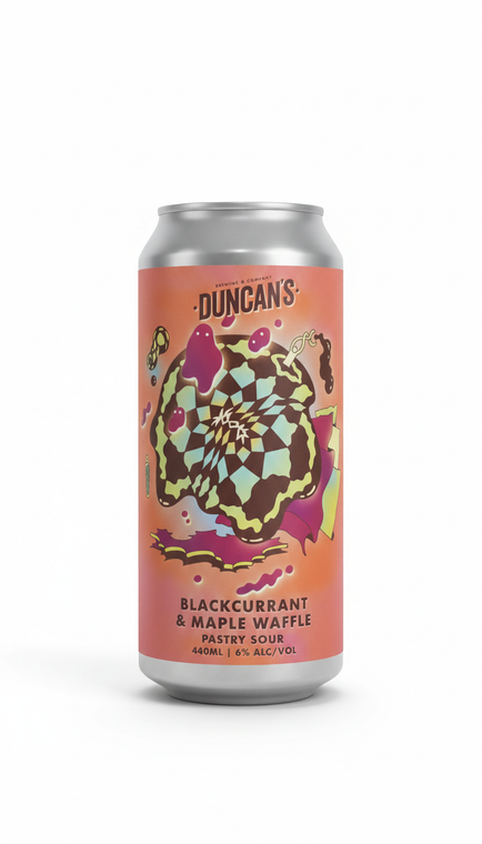 Duncan's Blackcurrant & Maple Waffle, Pastry Sour 6% 440ml
