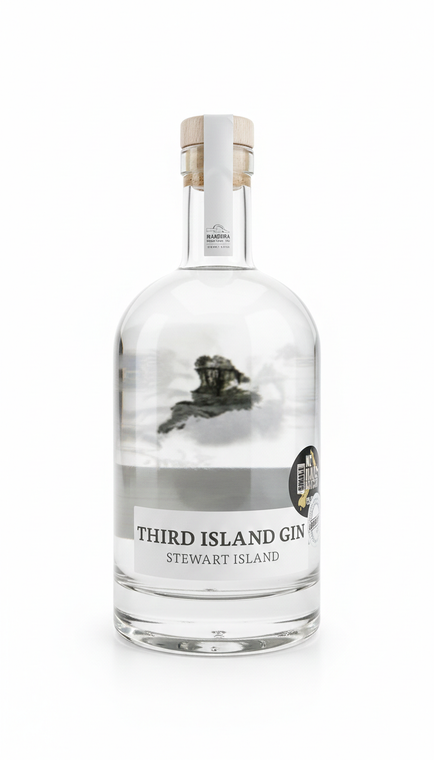 Rakiura Distilling Co. 'Stewart Island'  Third Island Gin 700ml 46.5%