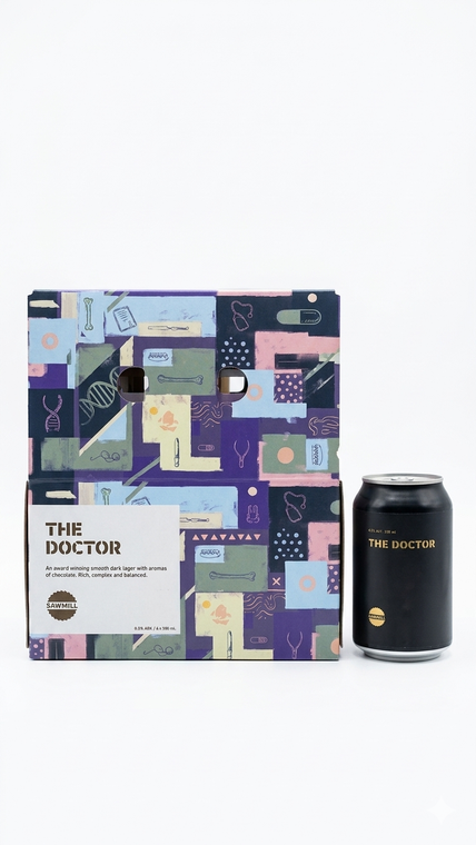 Sawmill - The Doktor Dark Lager 6.5% 330ml