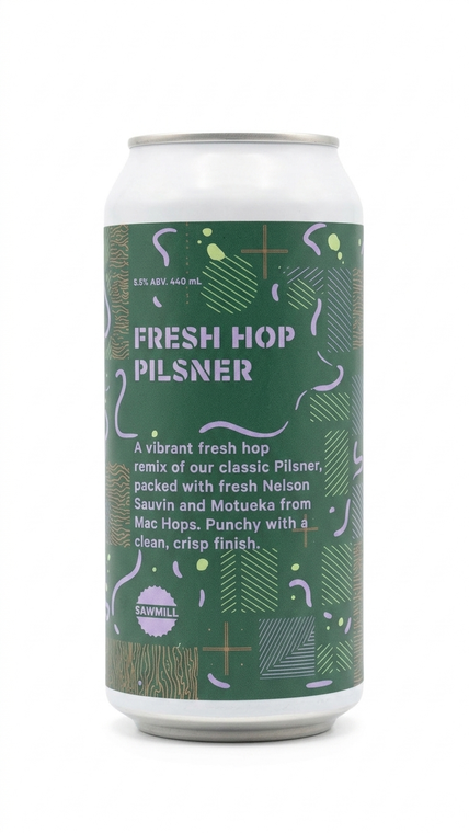 Sawmill Fresh Hop Pilsner 2026 5.5% 440ml